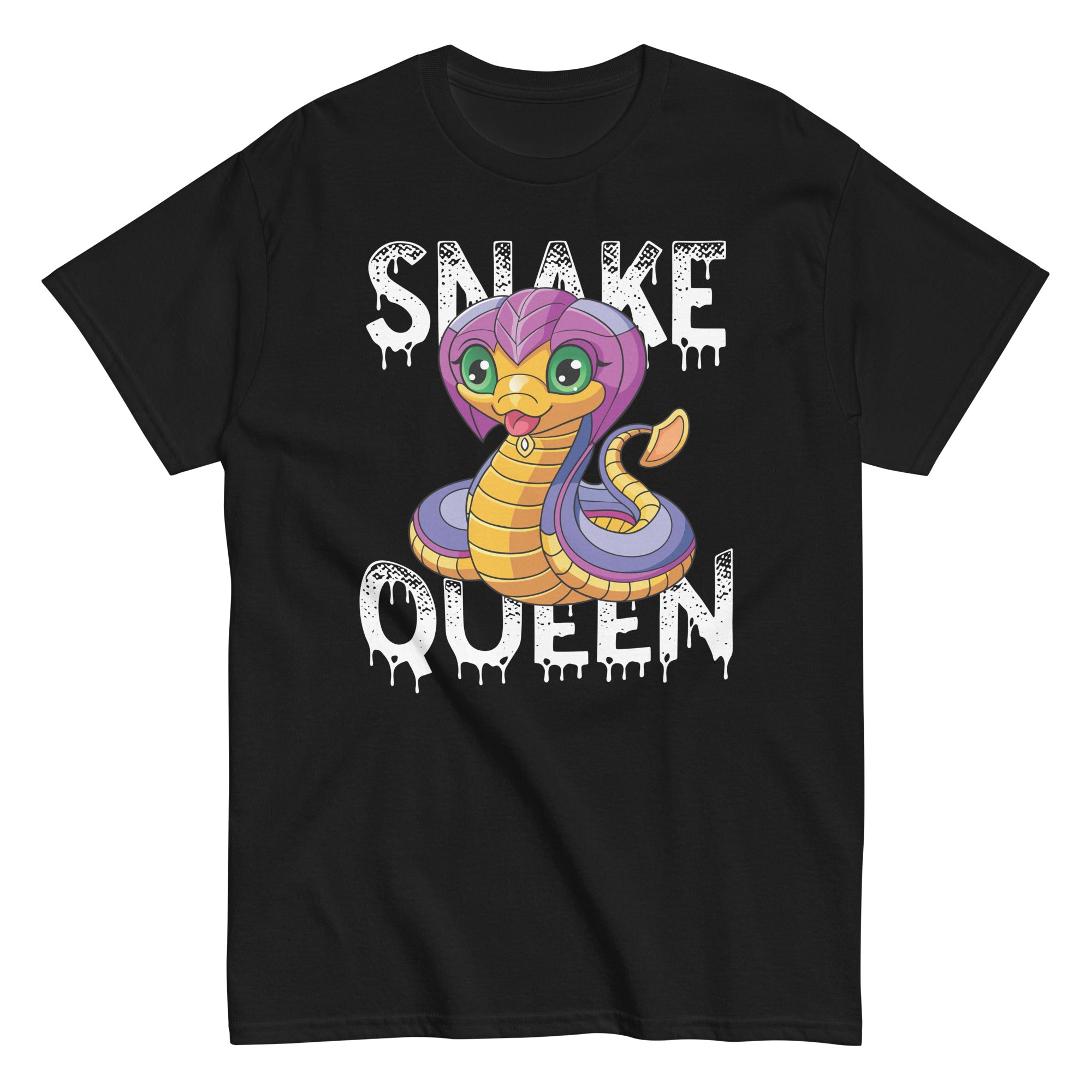 snake-queen-_-girls-snake-lover-_-womens-snake-unisex-classic-tee