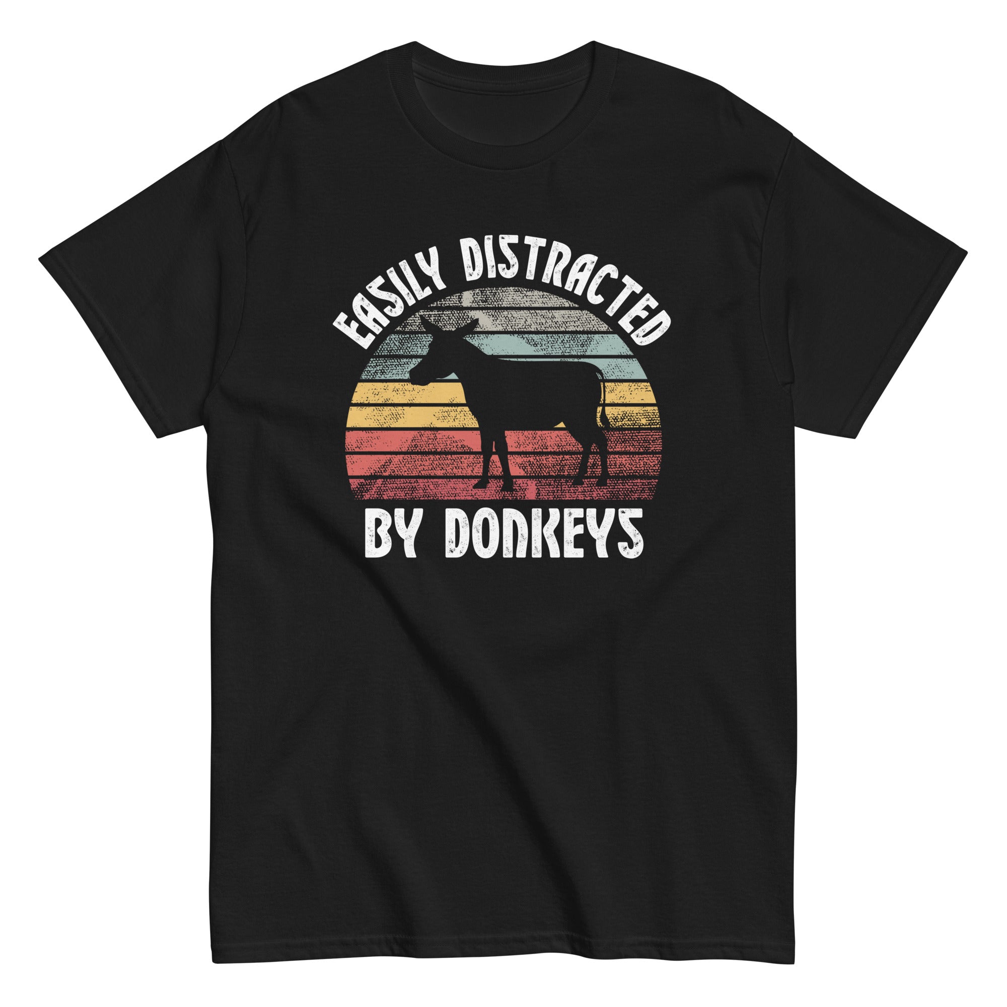 easily-distracted-by-donkeys-unisex-classic-tee