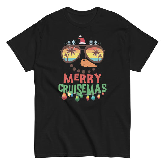 Merry Cruisemas 2025 Christmas Santa Snowman Cruise Unisex classic tee