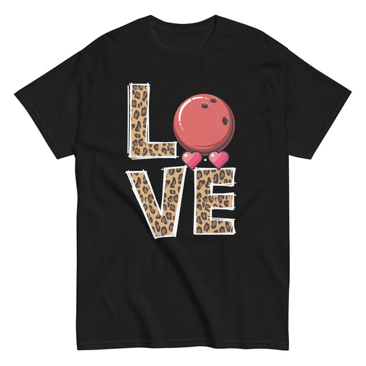 Cute Love Bowling Bowler Women Girls Bowling  Unisex classic tee