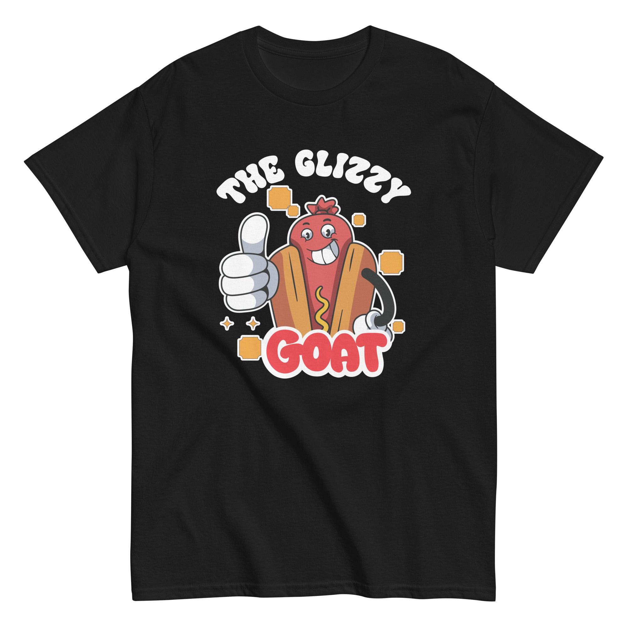 the-glizzy-goat-funny-hot-dog-pun-meme-gobble-hotdog-gobbler-unisex-classic-tee