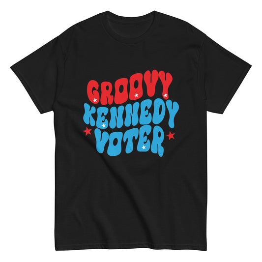 Groovy Kennedy Voter 2024 Election Unisex classic tee