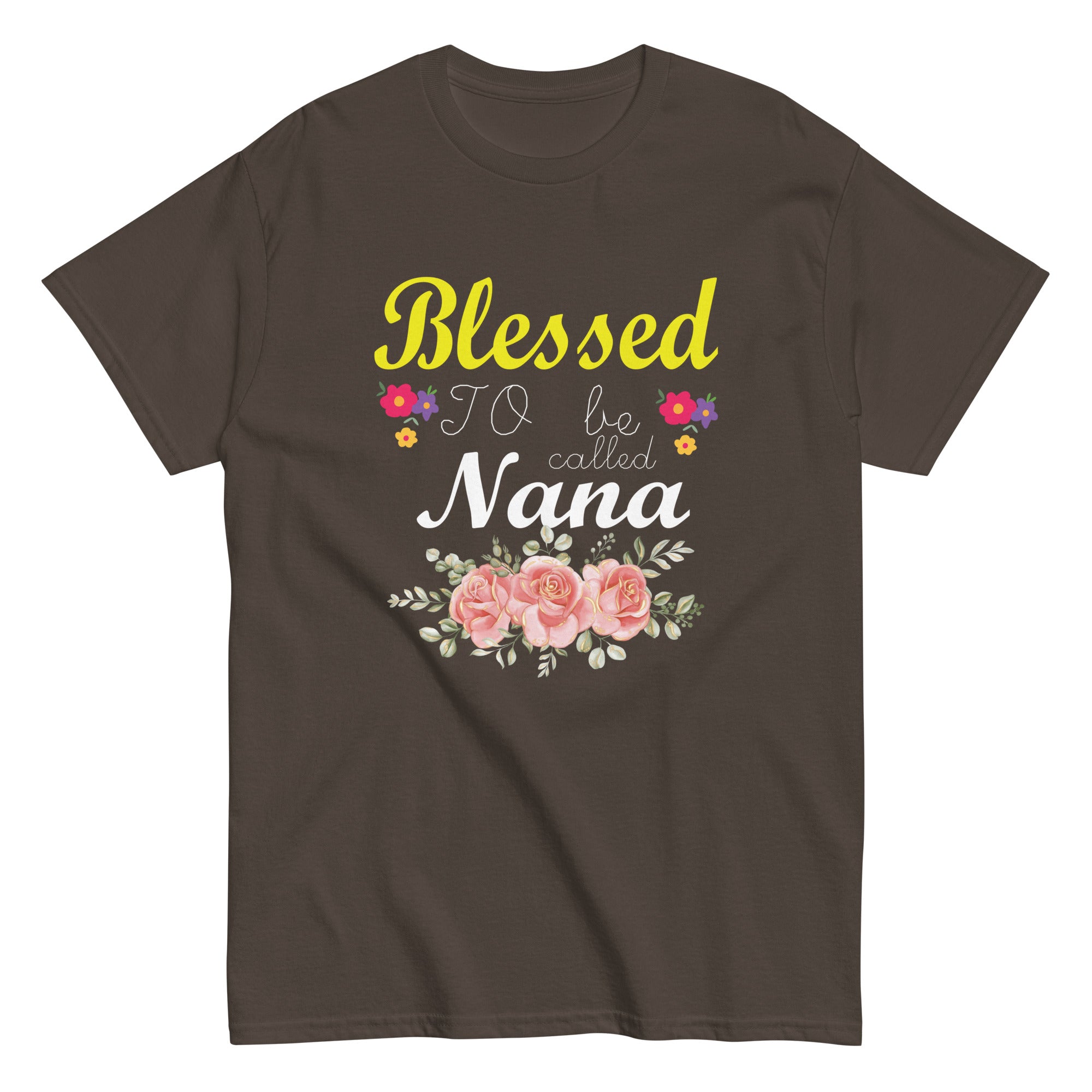 Blessed To Be Nana Women Grandma Mother_s Day Christmas Unisex classic tee