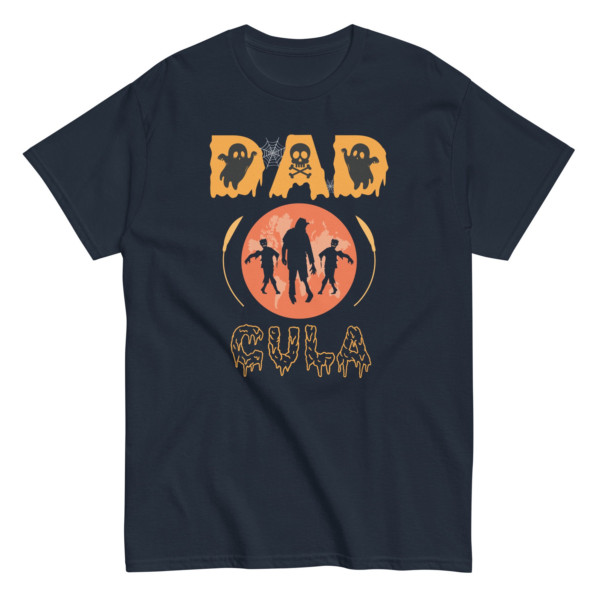 Funny Halloween Family Matching Dadcula Dad Cula Father Unisex classic tee