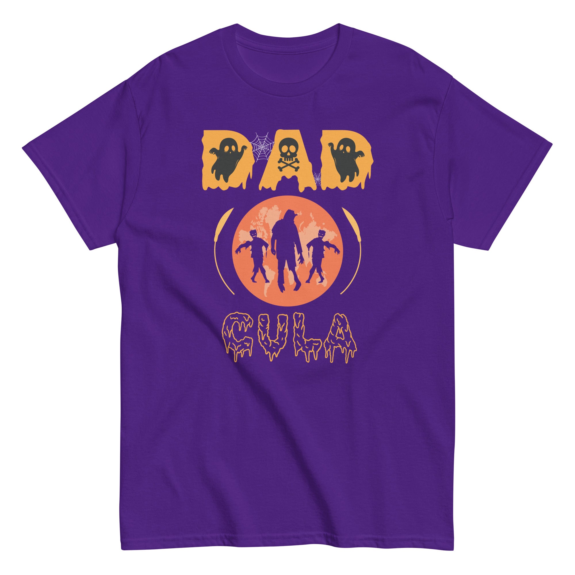 Funny Halloween Family Matching Dadcula Dad Cula Father Unisex classic tee